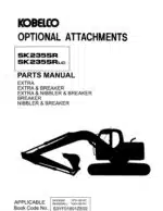 Photo 3 - Kobelco SK235SR SK235SRLC Parts Manual Hydraulic Excavator Attachments S3YF01801ZE02