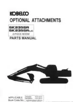 Photo 3 - Kobelco SK235SR SK235SRLC Parts Manual Hydraulic Excavator Attachments S3YF03201ZE01