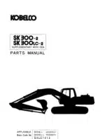 Photo 3 - Kobelco SK300-2 SK300LC-2 Parts Manual Supplementary With CEN Hydraulic Excavator S3LC1012