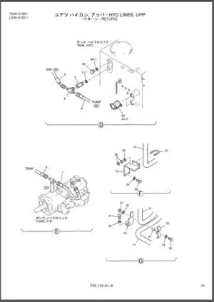 Photo 5 - Kobelco SK115SR Parts Manual Hydraulic Excavator Attachments S3YV03402ZE01
