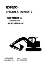 Photo 3 - Kobelco SK70SR-1E Parts Manual Hydraulic Excavator Attachments Offset Boom S3YT02002ZE02