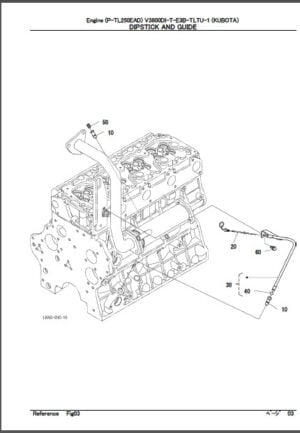 Photo 4 - Takeuchi Parts Manual Kubota V3800DI-T-E3B-TLTU-1 Parts Manual Diesel Engine