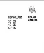 Photo 4 - New Holland 3010S 4010S 5010S Repair Manual Tractors 86566833