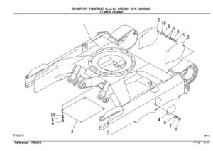 Photo 3 - Takeuchi TB128FR Parts Manual Excavator
