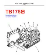 Photo 3 - Takeuchi TB175C Parts Manual Excavator