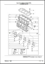 Photo 2 - Takeuchi 4TNV98-ZNTBL Parts Manual Engine For Takeuchi TL230 Track Loader 000Y00D978Q