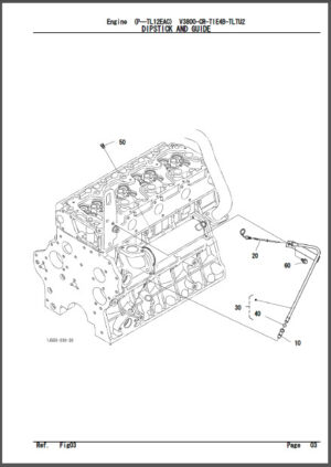 Photo 4 - Takeuchi Engine V3800-CR-TIE4B-TLTU2 Parts Manual Track Loader