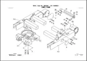 Photo 1 - Takeuchi TB016 Parts Manual Excavator