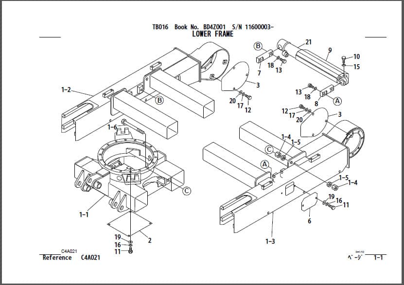 Takeuchi TB016 Parts Manual  Digital 