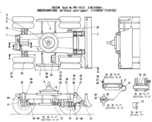 Photo 2 - Takeuchi TB070W Parts Manual Excavator PW1-101Z1