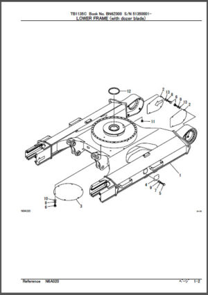 Photo 6 - Takeuchi TB135 Parts Manual For Engines