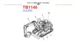 Photo 3 - Takeuchi TB1140 Parts Manual Excavator