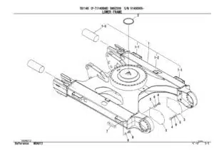 Photo 6 - Takeuchi Engine V3800-CR-TIE4B-TLTU1 (High Flow) Parts Manual Track Loader
