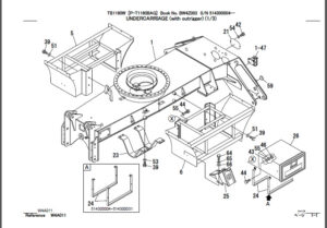 Photo 2 - Takeuchi TB1160W Parts Manual Excavator