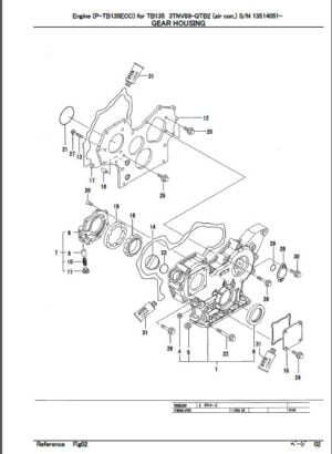 Photo 9 - Takeuchi TB135 Parts Manual For Engines