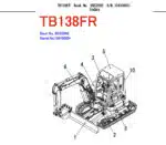 Photo 4 - Takeuchi TB138FR Parts Manual Excavator