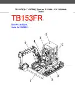 Photo 3 - Takeuchi TB153FR Parts Manual Excavator