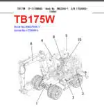 Photo 4 - Takeuchi TB175W Parts Manual Excavator