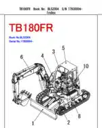 Photo 4 - Takeuchi TB180FR Parts Manual Excavator