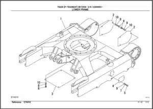 Photo 7 - Takeuchi TB36 Parts Manual Compact Excavator