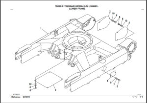 Photo 6 - Takeuchi TB25 TB250 Parts Manual Excavator