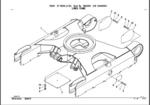 Photo 6 - Takeuchi TB45 Parts Manual Compact Excavator