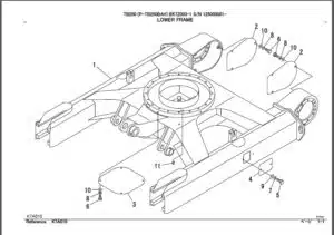 Photo 7 - Takeuchi TB45 Parts Manual Compact Excavator