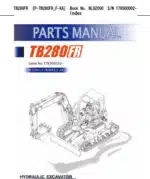 Photo 3 - Takeuchi TB280FR Parts Manual Excavator