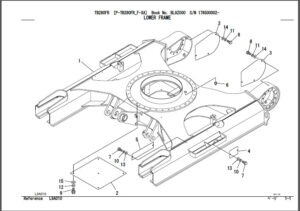 Photo 6 - Takeuchi TB108 Parts Manual Excavator