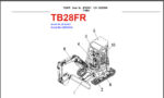 Photo 3 - Takeuchi TB28FR Parts Manual Excavator BF4Z007