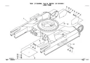 Photo 5 - Takeuchi TL12 Parts Manual Track Loader BU7Z002