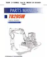 Photo 4 - Takeuchi TB295W Parts Manual Excavator