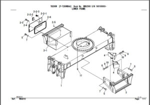 Photo 7 - Takeuchi TB020 Parts Manual Excavator PD3-101Z1