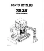 Photo 4 - Takeuchi TB36 Parts Manual Compact Excavator