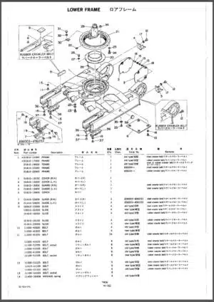 Photo 2 - Takeuchi TB36 Parts Manual Compact Excavator
