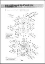 Photo 2 - Takeuchi TKB1101 TKB1101S Instruction Manual Hydraulic Breaker