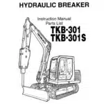 Photo 3 - Takeuchi TKB301 TKB301S Instruction And Parts Manual Hydraulic Breaker