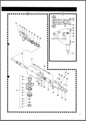 Photo 3 - Takeuchi TL230 Parts Manual Track Loader BU1Z007