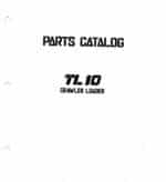 Photo 3 - Takeuchi TL10 Parts Manual Crawler Loader