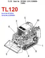 Photo 4 - Takeuchi TL120 Parts Manual Track Loader BT3Z001