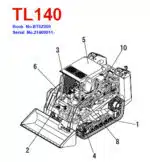 Photo 3 - Takeuchi TL140 Parts Manual Track Loader BT9Z009