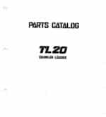 Photo 3 - Takeuchi TL20 Parts Manual Crawler Loader