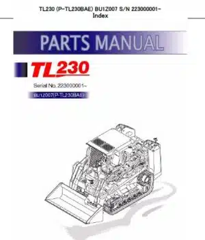 Photo 7 - Takeuchi TL240 Parts Manual Track Loader BU2Z006