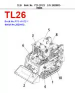 Photo 4 - Takeuchi TL26 Parts Manual Track Loader PT5-101Z5-1