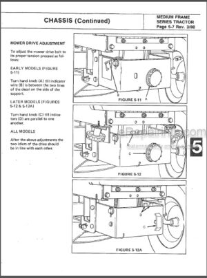 Photo 8 - Bolens 1886S-05 1886S-06 2086 2087 2288 2289 2389 2388S 2389S Service Manual Large Frame Tractor 552665-5