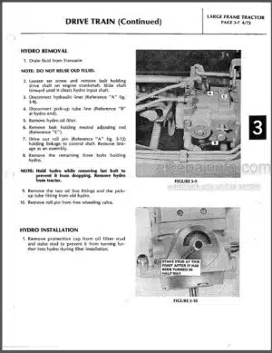 Photo 5 - Bolens 1886S-05 1886S-06 2086 2087 2288 2289 2389 2388S 2389S Service Manual Large Frame Tractor 552665-5