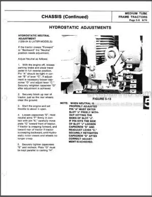 Photo 7 - Bolens 1502H 1704H Hydrostatic Service And Repair Manual Tractor 4041-1