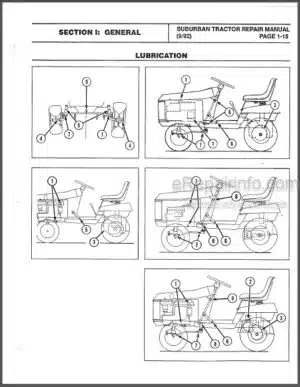 Photo 6 - Bolens Suburban Series Service Manual Tractor 1765963
