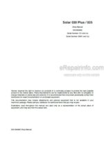 Photo 3 - Daewoo Solar 030 Plus Solar 035 Shop Manual Hydraulic Excavator 023-00046E