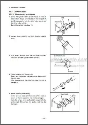 Photo 8 - Daewoo Solar 015 Plus Solar 018-VT Shop Manual Hydraulic Excavator K1000237E
